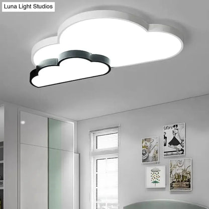 DecorBites™ DecorBites™ White Flush Mount Sky View Ceiling Lamp for Child Bedroom