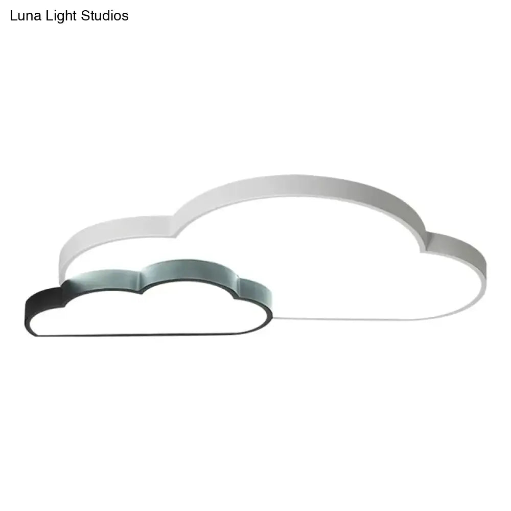 DecorBites™ DecorBites™ White Flush Mount Sky View Ceiling Lamp for Child Bedroom