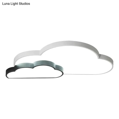 DecorBites™ DecorBites™ White Flush Mount Sky View Ceiling Lamp for Child Bedroom