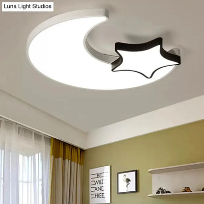 DecorBites™ DecorBites™ White Flush Mount Sky View Ceiling Lamp for Child Bedroom