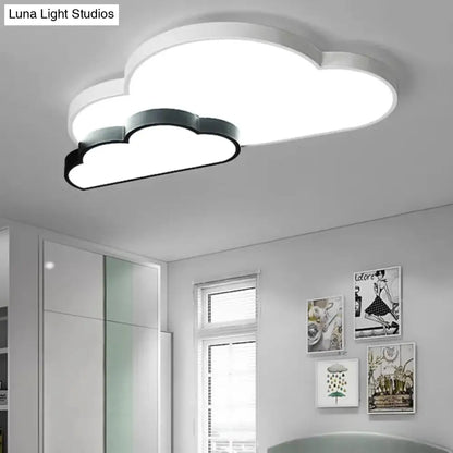 DecorBites™ DecorBites™ White Flush Mount Sky View Ceiling Lamp for Child Bedroom