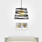 White Glass Domed Suspension Light - Loft Style Pendant with Black Wire Guard