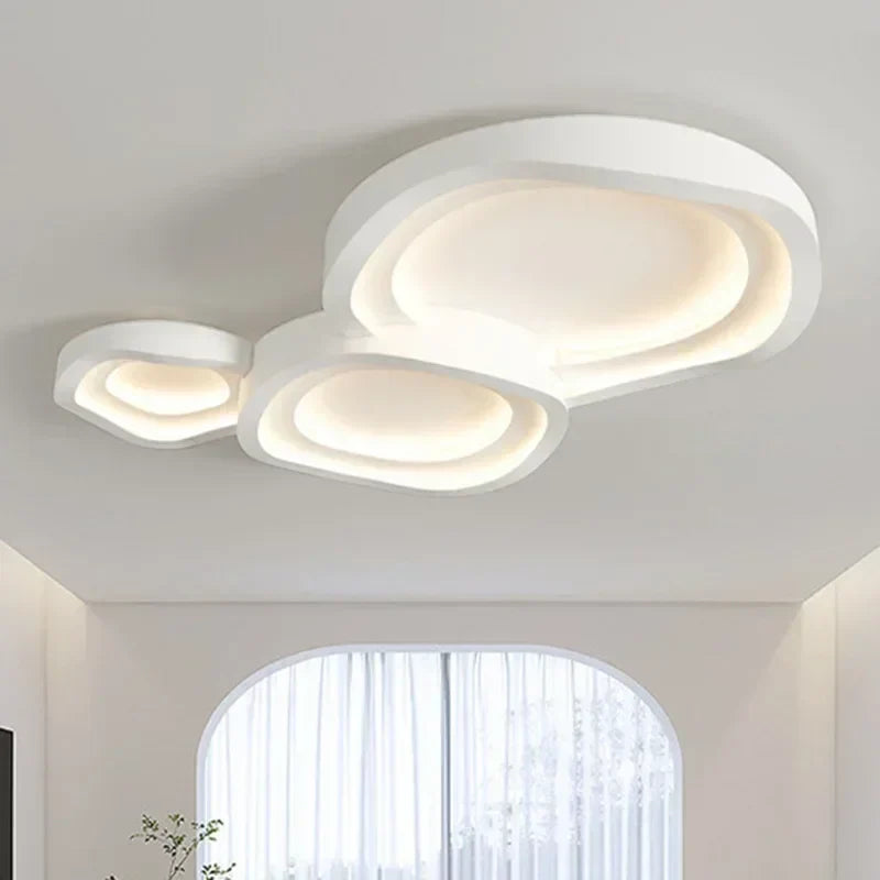 White LED Ceiling Lamps - Modern Minimalist Home Decor