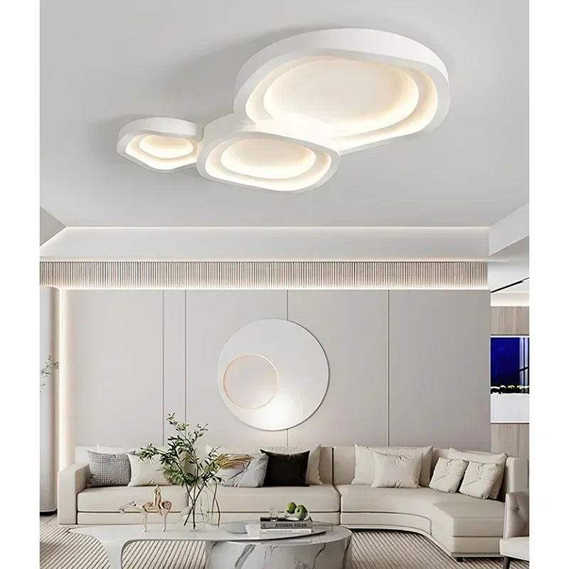 White LED Ceiling Lamps - Modern Minimalist Home Decor
