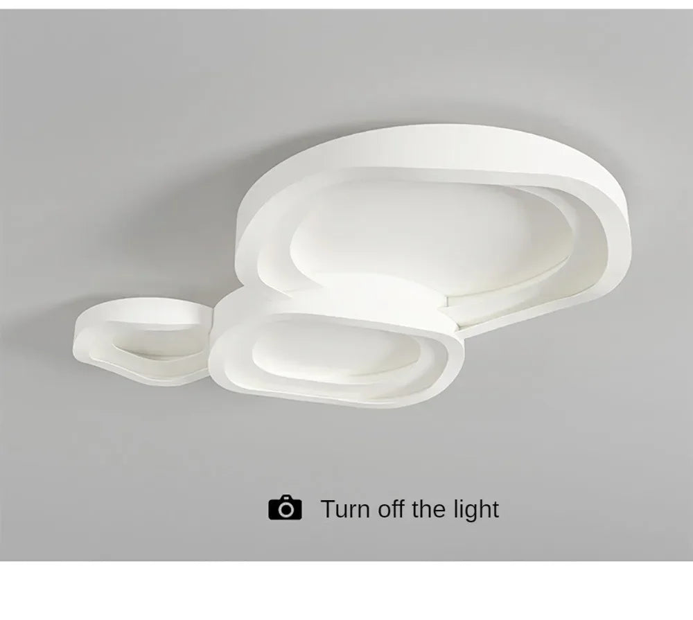 White LED Ceiling Lamps - Modern Minimalist Home Decor