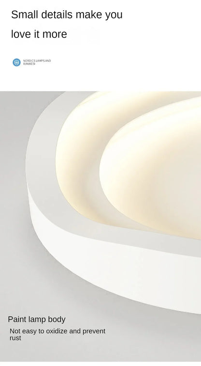 White LED Ceiling Lamps - Modern Minimalist Home Decor