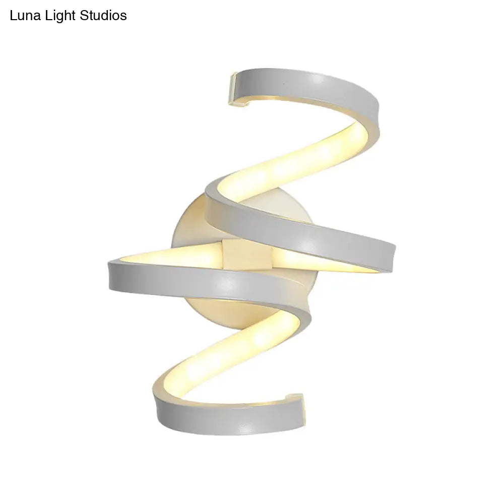 DecorBites™ DecorBites™ White Nordic LED Wall Sconce with Musical Note Design and Acrylic Shade for Living Room