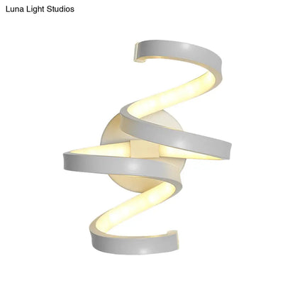 DecorBites™ DecorBites™ White Nordic LED Wall Sconce with Musical Note Design and Acrylic Shade for Living Room