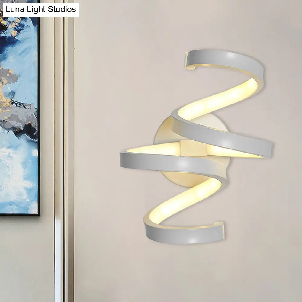 DecorBites™ DecorBites™ White Nordic LED Wall Sconce with Musical Note Design and Acrylic Shade for Living Room