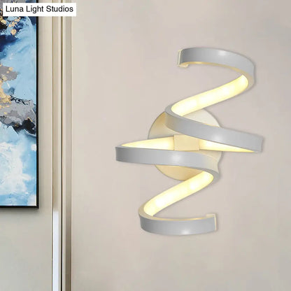 DecorBites™ DecorBites™ White Nordic LED Wall Sconce with Musical Note Design and Acrylic Shade for Living Room