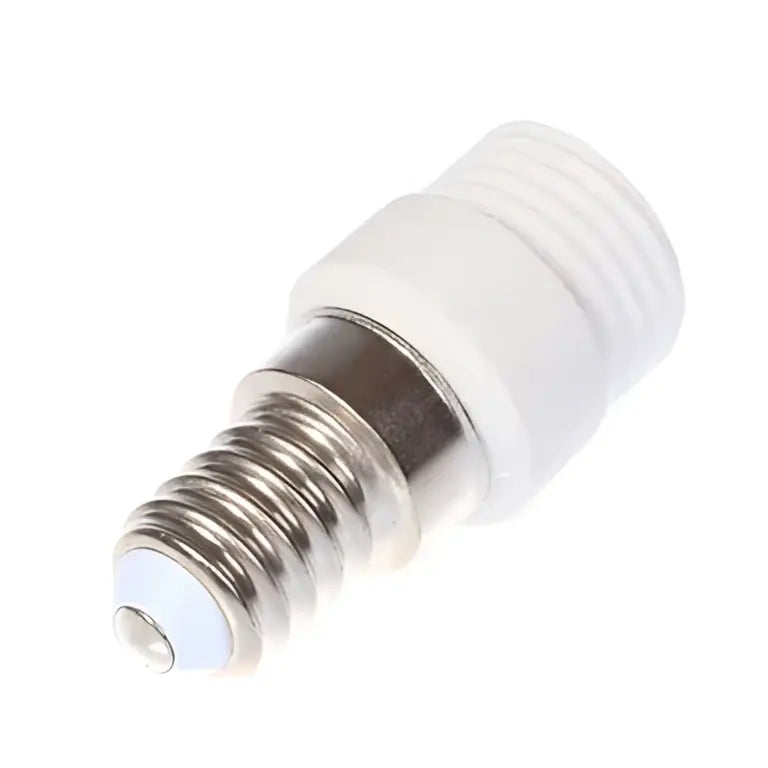 White plastic e27 led bulb converter splitter with metallic threaded base for e14 to g9 splitter bulb socket adapter