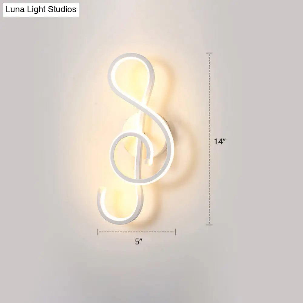 DecorBites™ DecorBites™ White Shaded LED Wall Light for Living Room - Simplicity meets Acrylic Wall Mount Lighting