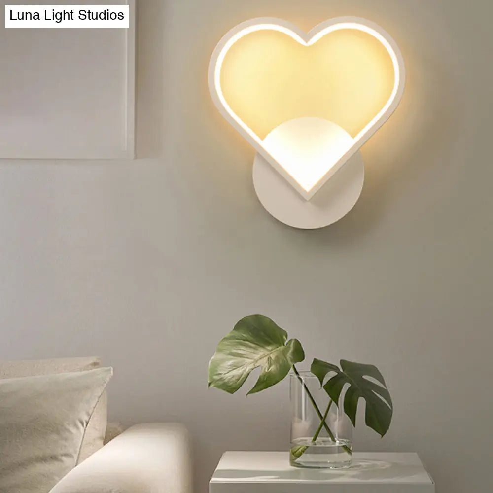 DecorBites™ DecorBites™ White Shaded LED Wall Light for Living Room - Simplicity meets Acrylic Wall Mount Lighting