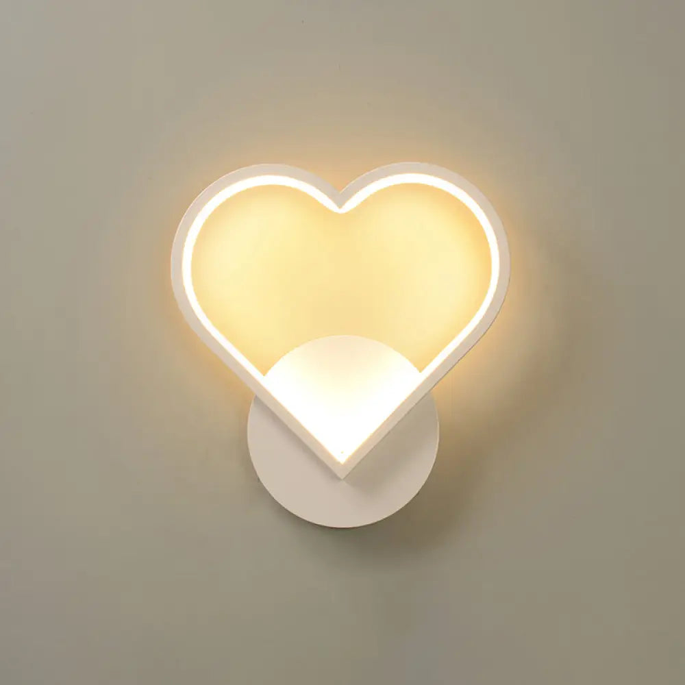 DecorBites™ DecorBites™ White Shaded LED Wall Light for Living Room - Simplicity meets Acrylic Wall Mount Lighting