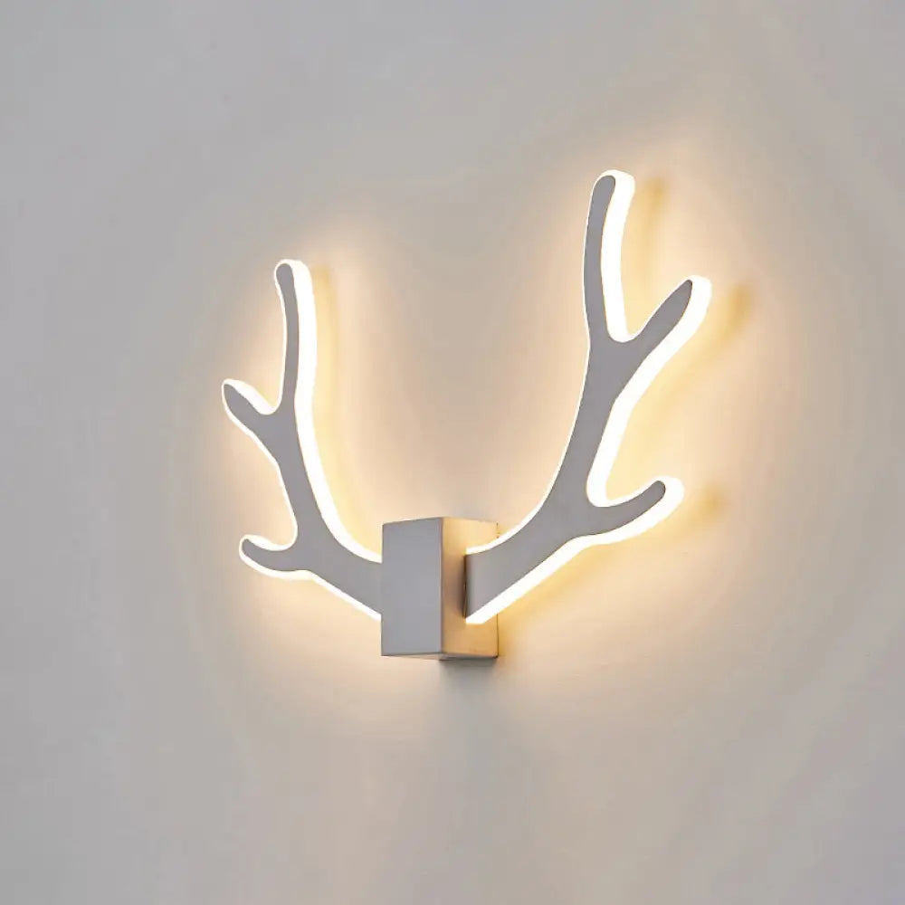 DecorBites™ DecorBites™ White Shaded LED Wall Light for Living Room - Simplicity meets Acrylic Wall Mount Lighting