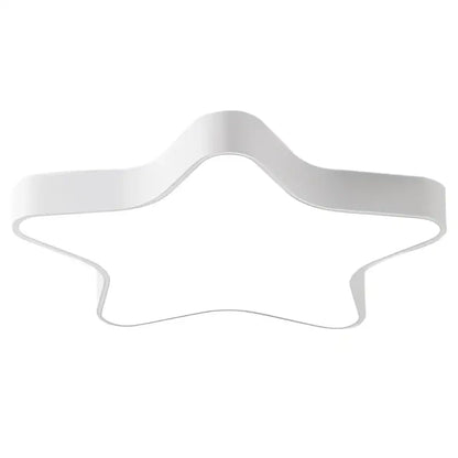 White star-shaped ceiling lamp with sleek modern design for kids room decorbites colorful star ceiling lighting