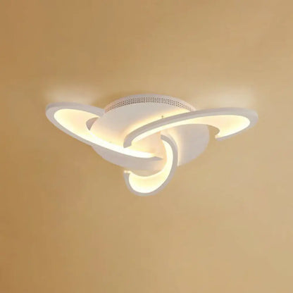 DecorBites™ DecorBites™ White Windmill LED Acrylic Flush Mount Ceiling Light for Living Room