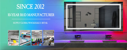 Wood Medicine Cabinet with Mirror and Storage