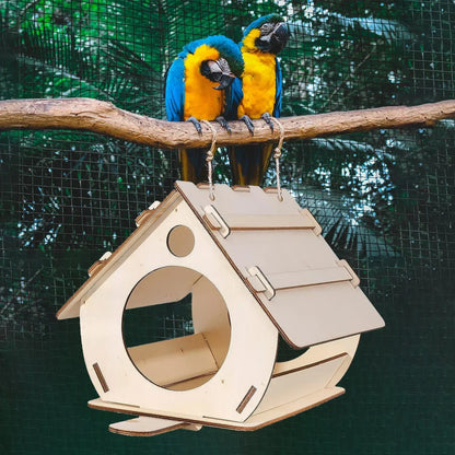 Wooden Bird Feeders - DIY Outdoor Aviary