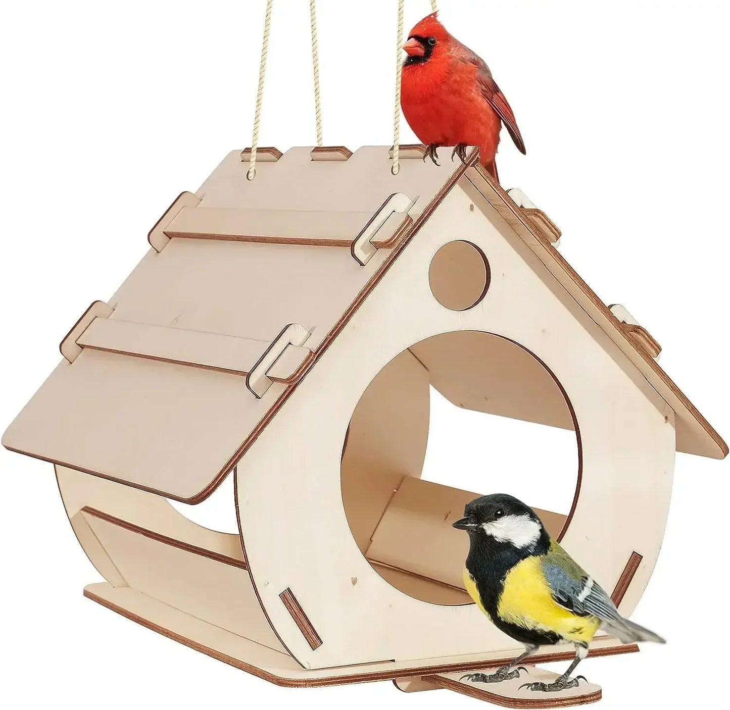 Wooden Bird Feeders - DIY Outdoor Aviary
