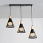 Wooden Cone Pendant Light with Modern Hollow Design - Perfect for Restaurant Decor