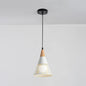 Wooden Cone Pendant Light with Modern Hollow Design - Perfect for Restaurant Decor