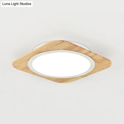 DecorBites™ DecorBites™ Wooden Nordic Style Child Bedroom Ceiling Lamp in Beige
