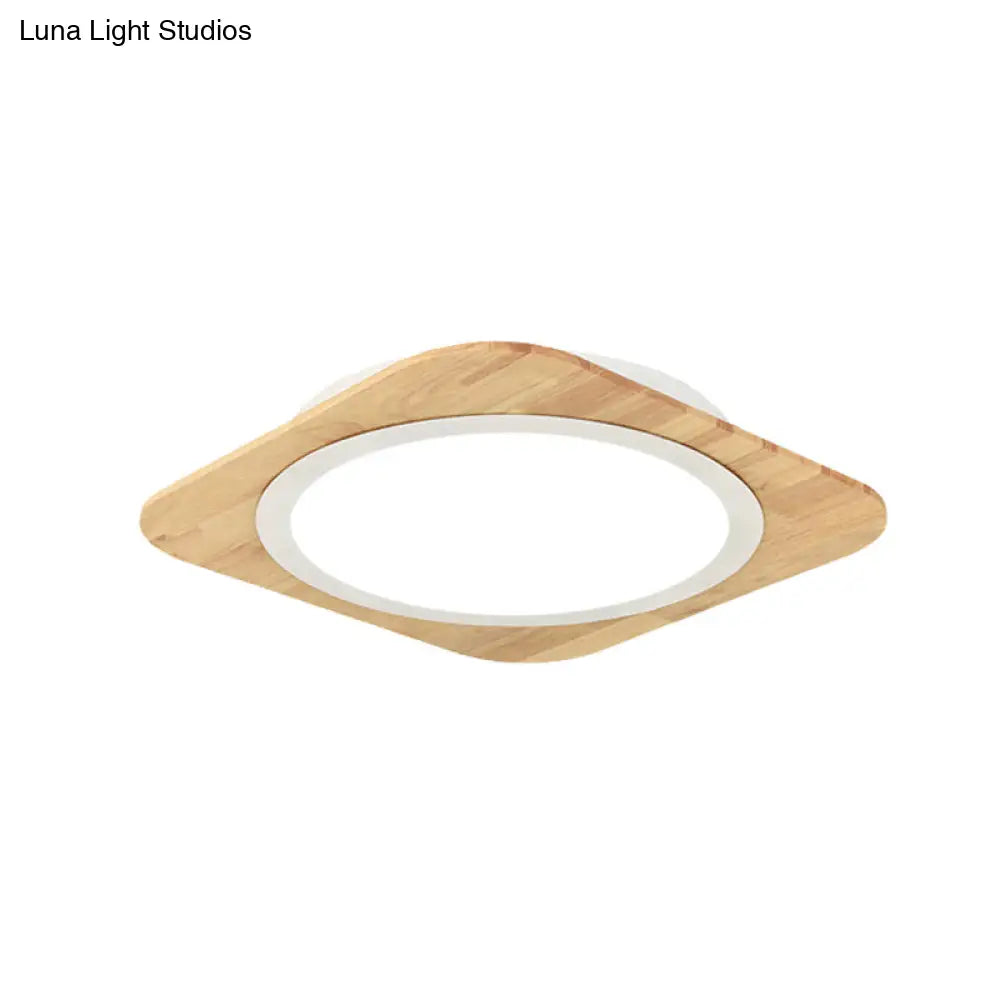 DecorBites™ DecorBites™ Wooden Nordic Style Child Bedroom Ceiling Lamp in Beige