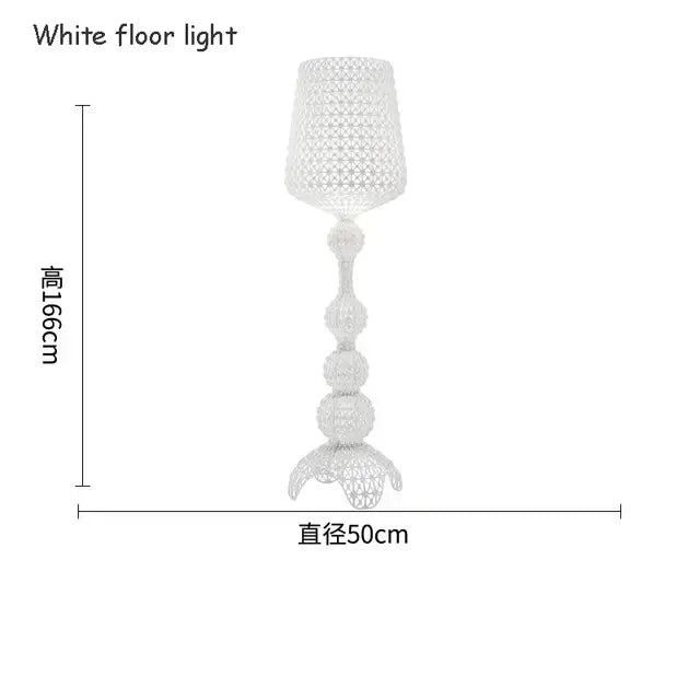 White woven acrylic kabuki floor lamp with lattice-patterned shade and spherical stem accents for living room decorbites acrylic kabuki