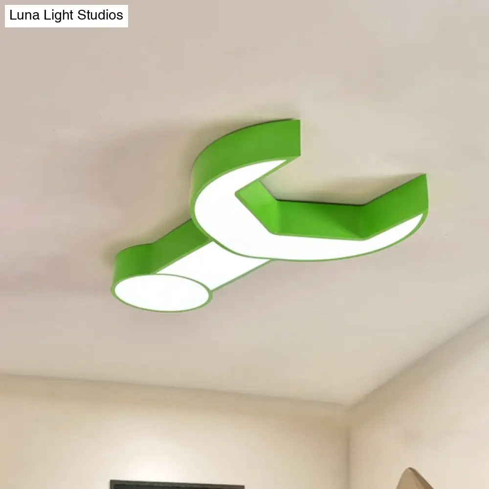 DecorBites™ DecorBites™ Wrench Shape Ceiling Mount Light: Charming Acrylic Fixture for Kindergarten Bedroom