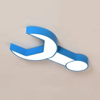 DecorBites™ DecorBites™ Wrench Shape Ceiling Mount Light: Charming Acrylic Fixture for Kindergarten Bedroom