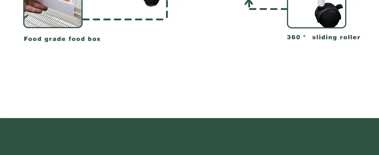 Wrought Iron Bird Cage for Conures Lovebirds - 30 Inch - United States