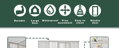 Wrought Iron Bird Cage for Conures Lovebirds - 30 Inch - United States