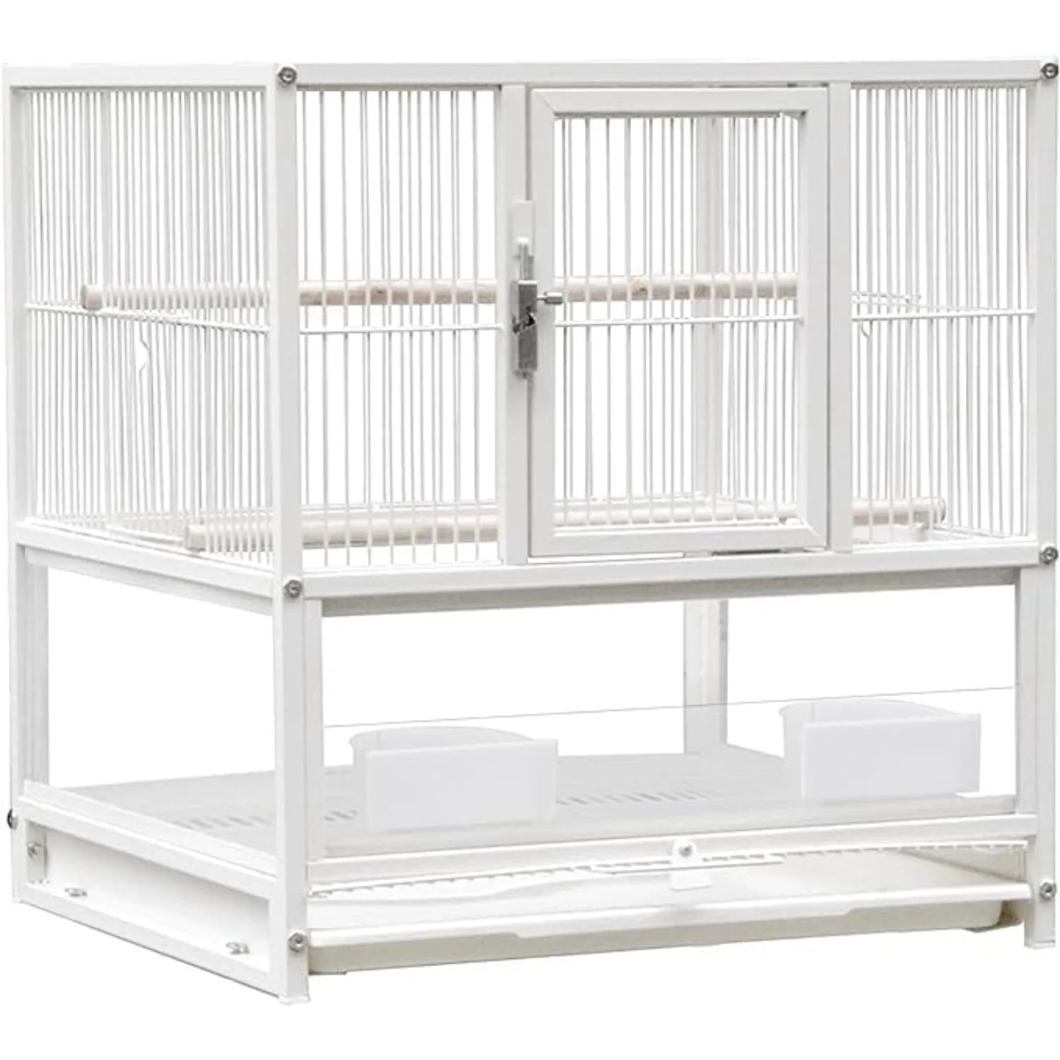 Wrought Iron Bird Cage for Conures Lovebirds - 30 Inch - United States