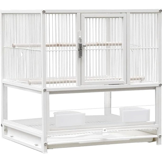 Wrought Iron Bird Cage for Conures Lovebirds - 30 Inch - United States