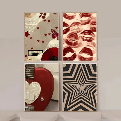 Y2K Rock Style Canvas Posters for Retro Chic - Posters