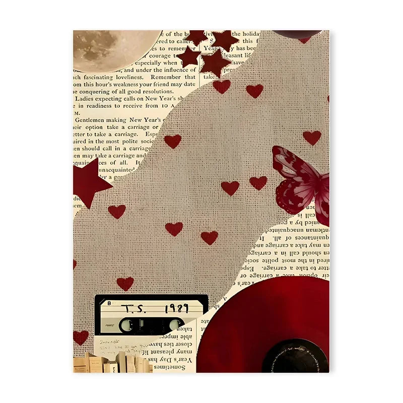 Y2K Rock Style Canvas Posters for Retro Chic - 50x70cm No Frame / 08 - Posters