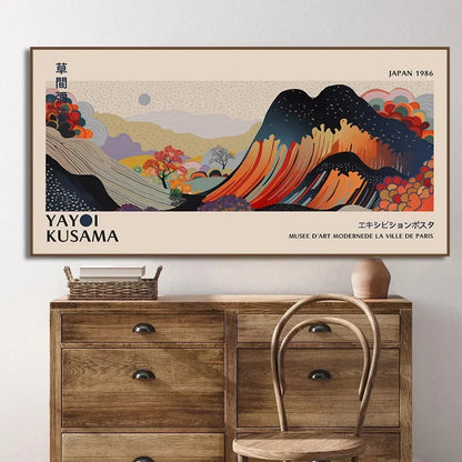 Yayoi Kusama Flower Art Poster - Large Canvas Print - Posters