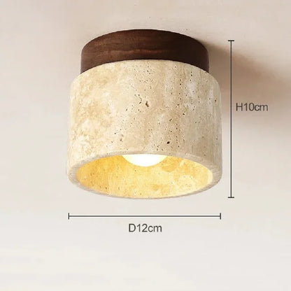 Yellow Marble Ceiling Light for Home or Commercial Spaces - B / Neutral light 4000K