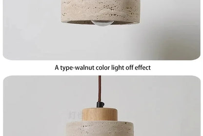 Yellow Stone LED Pendant Chandelier - Retro Nordic Style