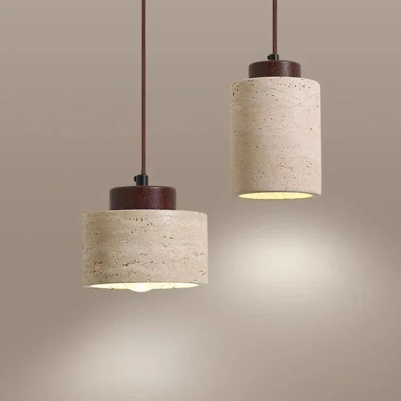 Yellow Stone LED Pendant Chandelier - Retro Nordic Style