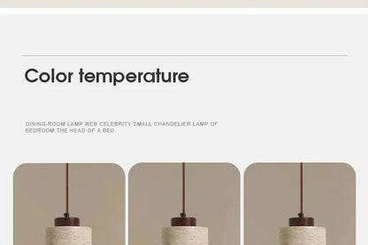 Yellow Stone LED Pendant Chandelier - Retro Nordic Style