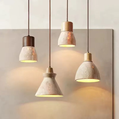 Yellow Travertine Pendant Light for Kitchen Island