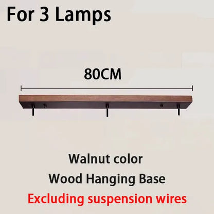 Yellow Travertine Pendant Light for Kitchen Island - 80cm Base / 3000K